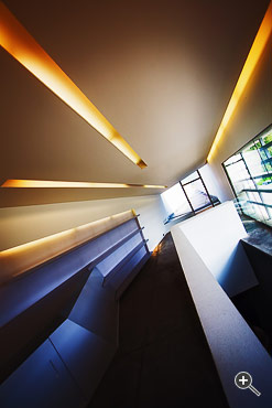 Feuerwache im Vitra Design Museum von Architektin Zaha Hadid in Weil am Rhein, Deutschland.