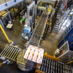 Abfüll- und Verpackungsanlage in der Brauerei Budweis