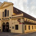 Außenansicht der Brauereigaststätte Masné krámy