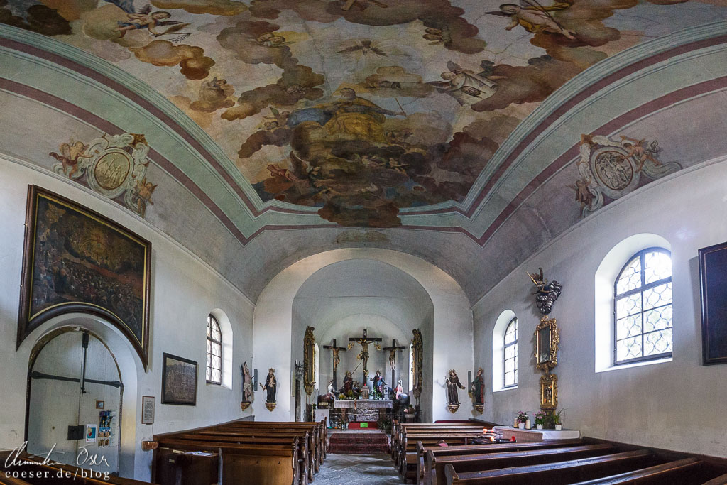 Innenansicht der Kalvarienbergkirche in Bad Ischl