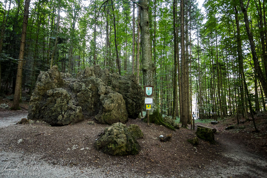 Das Naturdenkmal Einsiedlerstein