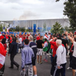 Fans auf dem Weg zum Stadion Matmut-Atlantique