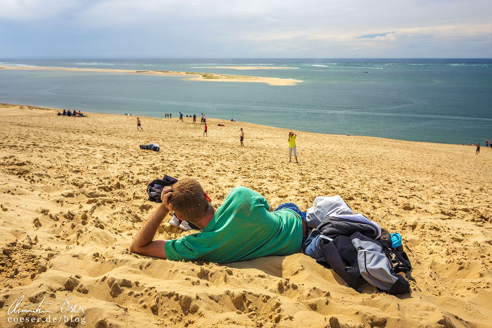 Wanderdüne Dune du Pilat am Bassin d'Arcachon in Frankreich