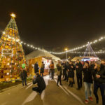 Weihnachtsmarkt im Park Moravské náměsti