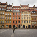 Historische Gebäude auf dem Altstadtmarkt in Warschau