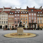Denkmal der Meerjungfrau auf dem Altstadtmarkt in Warschau