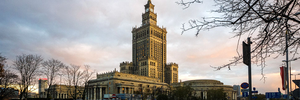Der Kultur- und Wissenschaftspalast in Warschau