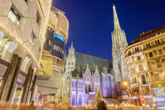 Wiener Stephansplatz mit Stephansdom