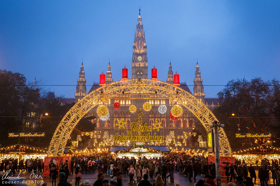 Weihnachtsmärkte in Wien: Christkindlmarkt Rathausplatz