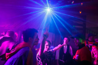Party während des Kölner Karnevals