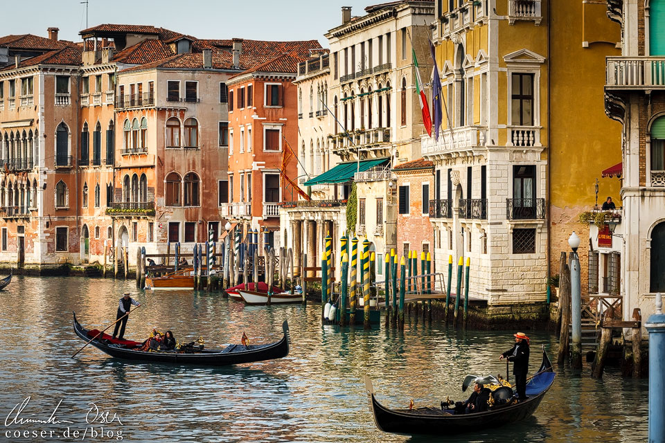 Innenstadt während des Karneval von Venedig