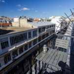Blick über die Dächer vom Balkon meiner Airbnb-Unterkunft in Paris