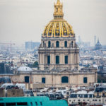 Blick von der Aussichtsterrasse des Eiffelturms auf den Invalidendom