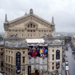 Blick von der Aussichtsterrasse des Kaufhauses Galeries Lafayette Haussmann in Richtung Opernhaus