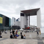 Blick auf den Grand Arche im Viertel La Défense