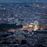 Blick von der Aussichtsterrasse des Tour Montparnasse in Richtung Place de la Concorde