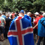 Fans auf dem Weg zum Stadion Stade de France vor dem Euro-2016-Spiel Österreich – Island