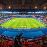 Innenansicht des Stadions Parc de Princes in Paris nach dem Euro-2016-Spiel Portugal – Österreich