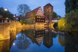 Weinstadel und Henkersteg in Nürnberg