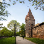 Die Nürnberger Stadtmauer (Frauentormauer) in der Altstadt