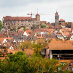 Ausblick auf die Kaiserburg vom Turm der Sinne