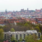 Blick vom Riesenrad auf die Innenstadt Nürnbergs