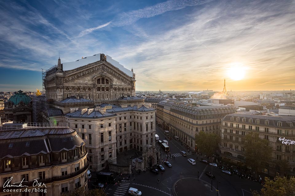 Aussichtspunkt in Paris: Dachterrasse Kaufhaus Printemps Haussmann