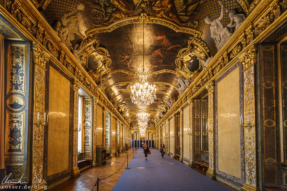Prunkvolle Räume im Königlichen Schloss in Stockholm
