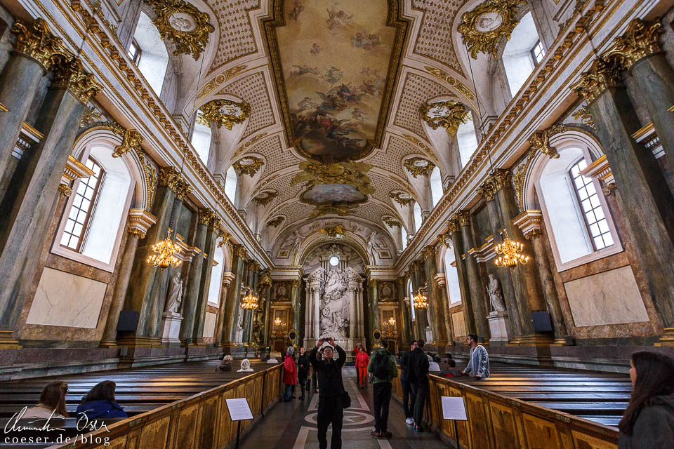 Innenansicht der Königlichen Kapelle in Stockholm