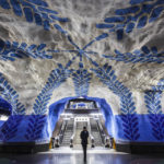 Die kunstvolle Tunnelbana-Station T-Centralen