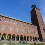 Der Turm des Stockholmer Rathauses kann bestiegen werden