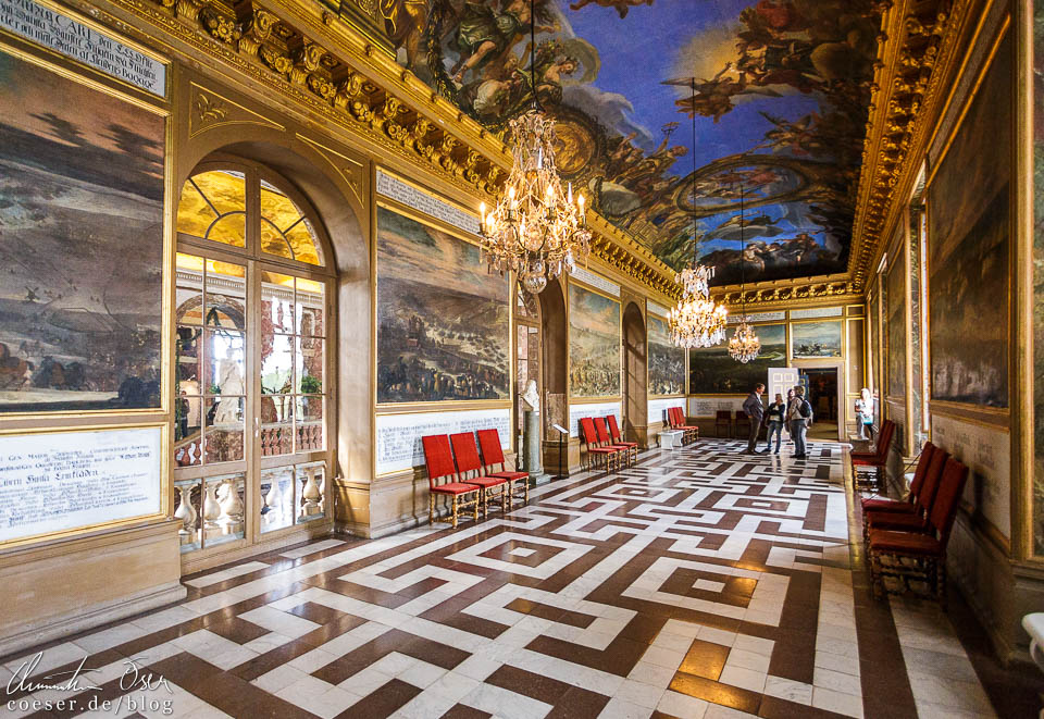 Prunkvolle Räume im Schloss Drottningholm