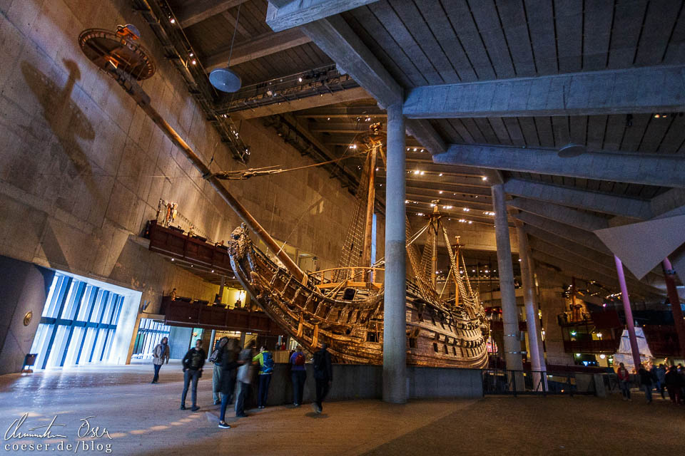Innenansicht des Vasa-Museums in Stockholm
