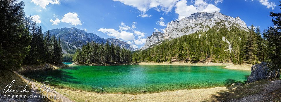 Panorama Grüner See Tragöß