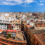 Aussicht von den Türmen Torres de Quart auf Valencia