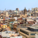 Aussicht von den Türmen Torres de Quart auf Valencia