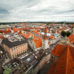 Ausblick vom Alten Peter auf die Stadt München und das Alte Rathaus