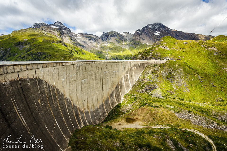 Drossensperre bei den Hochgebirgsstauseen Kaprun