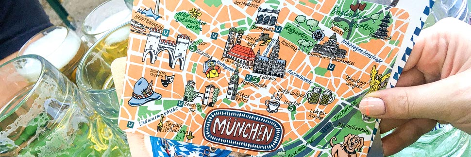Postkarte aus München