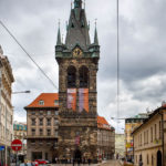 Der Heinrichsturm (Jindřišská věž), in dessen Glockenturm sich ein Restaurant befindet