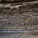 Detailansicht der Waben des Honeycomb Cliff in Elgol