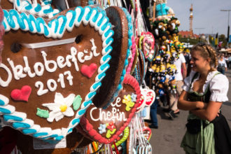 Lebkuchenherz auf dem Münchner Oktoberfest