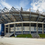 Außenansicht des Murrayfield Stadium