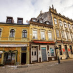 Historische Fassaden in der Altstadt von Sopron