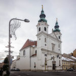 Außenansicht der Dominikanerkirche (Domonkos Rendház)