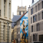 Etliche Brüsseler Hausfassaden sind mit Comics bemalt