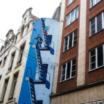 Etliche Brüsseler Hausfassaden sind mit Comics bemalt