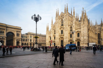 Mailänder Dom auf dem Piazza del Duomo