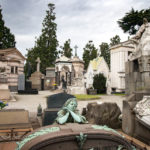Gräber auf dem Cimitero Monumentale in Mailand