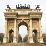 Der Friedensbogen Arco della Pace in Mailand